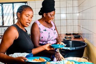 Vorbereitung des Essens